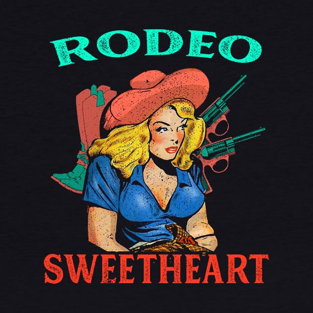 Sweetheart of the Rodeo Country Girl Western BOHO Vintage Retro Style by bigraydesigns